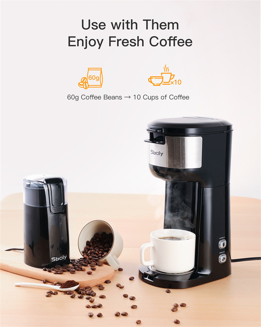 Sboly single serve coffee sale